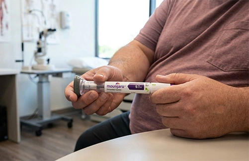 Mounjaro injection consultation