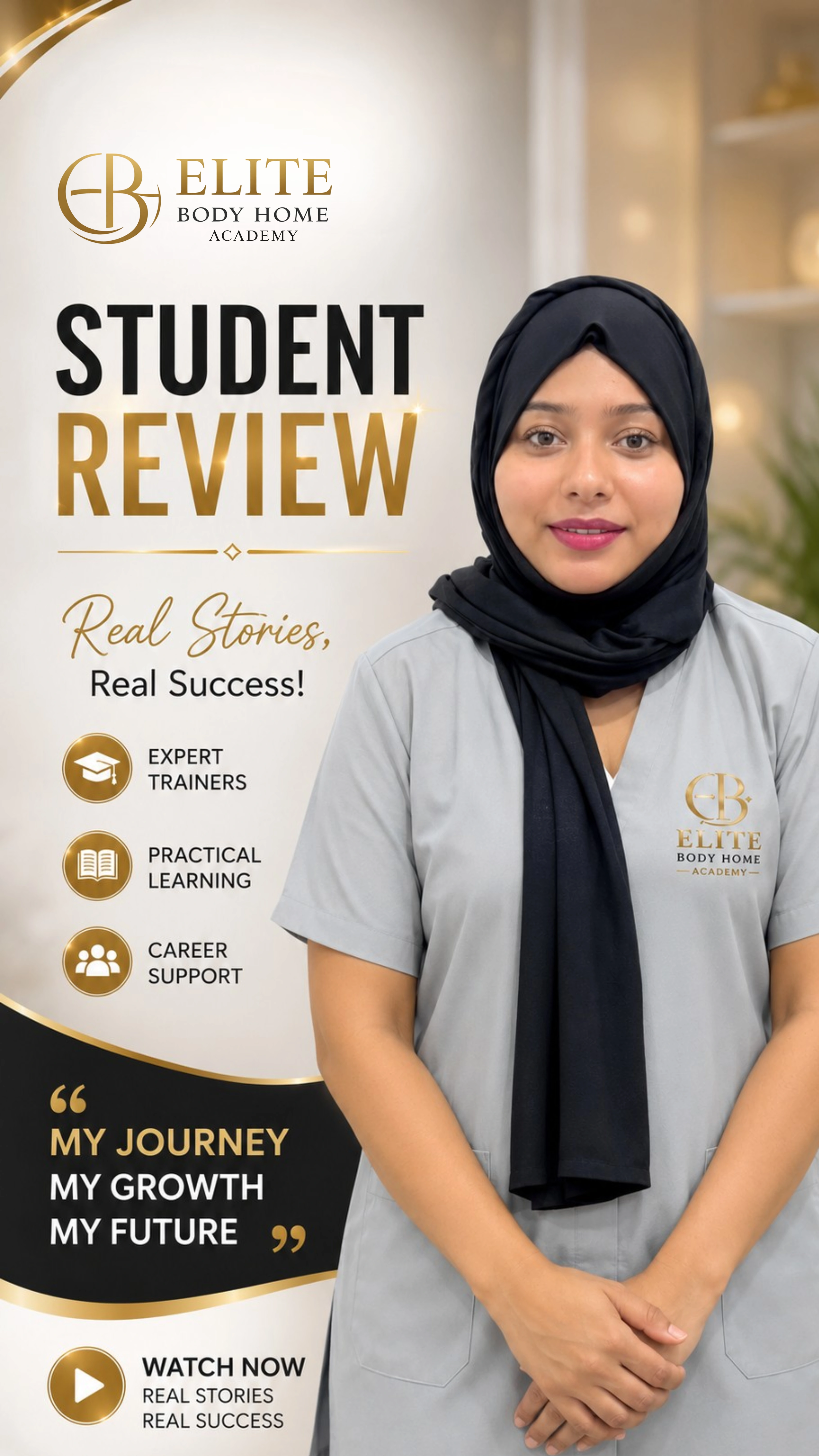 EBH Academy student success video thumbnail